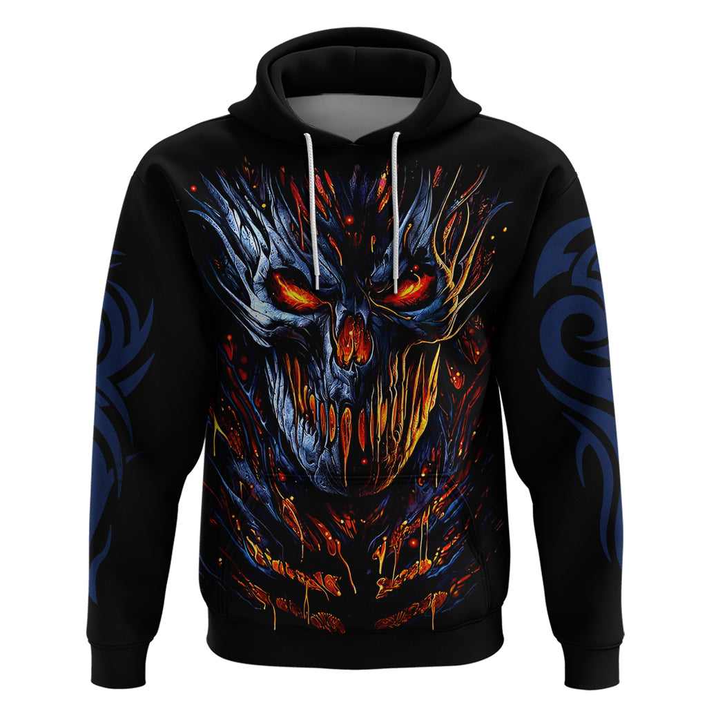 Devil Skull Hoodie Devil Face Scream - Wonder Print Shop