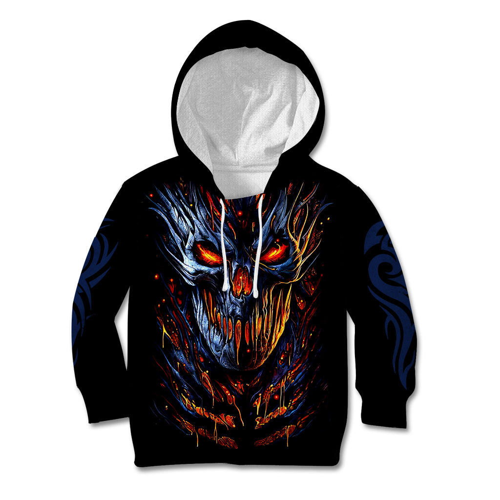 Devil Skull Kid Hoodie Devil Face Scream - Wonder Print Shop