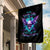 Wings Skull Garden Flag Want To Be Karma Fairy Rose Skull - Wonder Print Shop