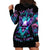 Wings Skull Hoodie Dress Want To Be Karma Fairy Rose Skull - Wonder Print Shop