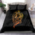 Tattoo Skull Bedding Set Golden Skull Face Tattoo - Wonder Print Shop