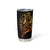 Tattoo Skull Tumbler Cup Golden Skull Face Tattoo