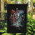 Warrior Skull Garden Flag Skull Warrior Viking - Wonder Print Shop