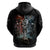 Warrior Skull Hoodie Skull Warrior Viking - Wonder Print Shop