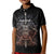 Warrior Skull Kid Polo Shirt Skull Warrior Viking - Wonder Print Shop