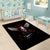 Wings Rose Skull Area Rug Romantic Rose Skull Wings - Wonder Print Shop