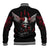 Wings Rose Skull Baseball Jacket Romantic Rose Skull Wings - Wonder Print Shop