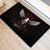 Wings Rose Skull Rubber Doormat Romantic Rose Skull Wings - Wonder Print Shop