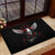 Wings Rose Skull Rubber Doormat Romantic Rose Skull Wings - Wonder Print Shop