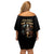 Warrior Skull Off Shoulder Short Dress The Warrior Replies Iam The Storm - Wonder Print Shop