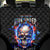 Fire Skull Back Car Seat Cover Your Demon Hide Under Your Bed - Wonder Print Shop