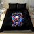 Fire Skull Bedding Set Your Demon Hide Under Your Bed - Wonder Print Shop