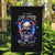 Fire Skull Garden Flag Your Demon Hide Under Your Bed - Wonder Print Shop