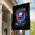 Fire Skull Garden Flag Your Demon Hide Under Your Bed - Wonder Print Shop