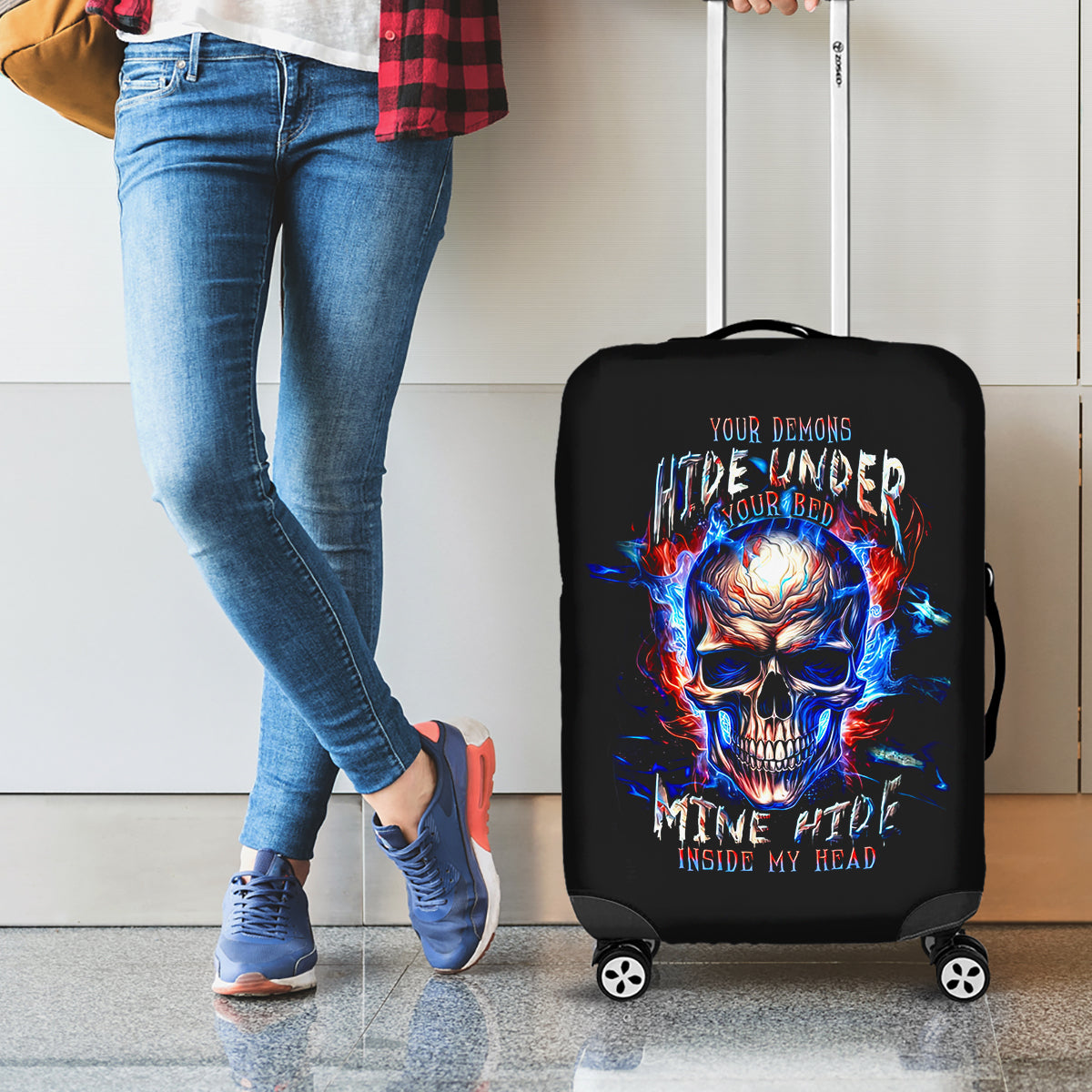 fire-skull-luggage-cover-your-demon-hide-under-your-bed