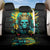 Sunflower Skull Back Car Seat Cover Bitch I'm Not A Princess I'm The Fucking Queen - Wonder Print Shop