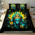 Sunflower Skull Bedding Set Bitch I'm Not A Princess I'm The Fucking Queen - Wonder Print Shop