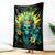 Sunflower Skull Blanket Bitch I'm Not A Princess I'm The Fucking Queen