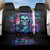 Rose Skull Back Car Seat Cover Bitch I'm Not A Princess I'm The Fucking Queen - Wonder Print Shop