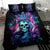 Rose Skull Bedding Set Bitch I'm Not A Princess I'm The Fucking Queen - Wonder Print Shop