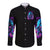 Flame Skull Long Sleeve Button Shirt Did I Piss You Off That Great At Least I'm Doing Something Right - Wonder Print Shop