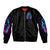 Flame Skull Sleeve Zip Bomber Jacket Did I Piss You Off That Great At Least I'm Doing Something Right