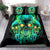 Flame Skull Bedding Set Fuck You You Fuckin Fuck - Wonder Print Shop