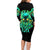 Flame Skull Family Matching Long Sleeve Bodycon Dress and Hawaiian Shirt Fuck You You Fuckin Fuck - Wonder Print Shop