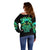 Flame Skull Off Shoulder Sweater Fuck You You Fuckin Fuck - Wonder Print Shop