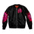 Flame Skull Bomber Jacket I Have 3 Sides Quite Sweet Funny Crazy And The Side You Never See - Wonder Print Shop