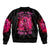 Flame Skull Bomber Jacket I Have 3 Sides Quite Sweet Funny Crazy And The Side You Never See - Wonder Print Shop