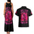 Flame Skull Couples Matching Tank Maxi Dress and Hawaiian Shirt I Have 3 Sides Quite Sweet Funny Crazy And The Side You Never See - Wonder Print Shop