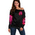 Flame Skull Off Shoulder Sweater I Have 3 Sides Quite Sweet Funny Crazy And The Side You Never See - Wonder Print Shop