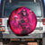 Flame Skull Spare Tire Cover I Have 3 Sides Quite Sweet Funny Crazy And The Side You Never See - Wonder Print Shop