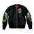 Reaper Skull Bomber Jacket I Think I Was Designed To Be Alone - Wonder Print Shop