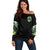 Reaper Skull Off Shoulder Sweater I Think I Was Designed To Be Alone - Wonder Print Shop