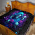 Rose Skull Quilt I'm Never Alone My Demon Are With Me 24/7