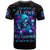 Rose Skull T Shirt I'm Never Alone My Demon Are With Me 24/7