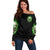 Thunder Skull Off Shoulder Sweater I'm Not Anti-Social I Must Not User Friendly - Wonder Print Shop