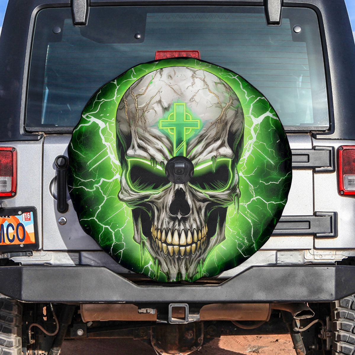 Thunder Skull Spare Tire Cover I'm Not Anti-Social I Must Not User Friendly - Wonder Print Shop