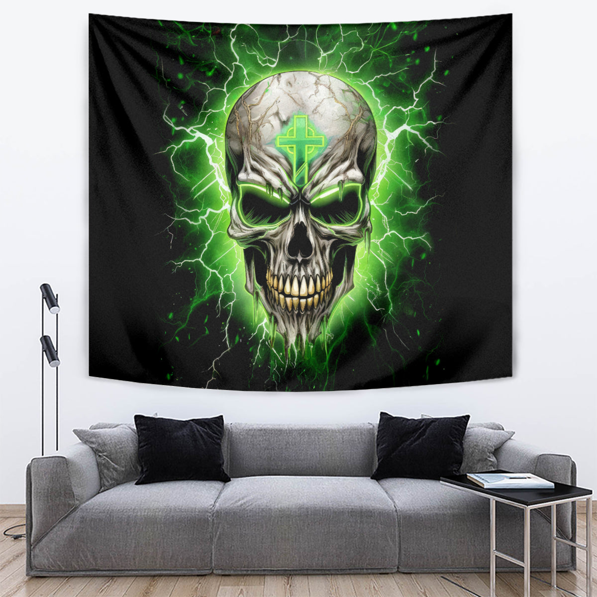 Thunder Skull Tapestry I'm Not Anti-Social I Must Not User Friendly