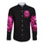 Skull Lady Long Sleeve Button Shirt Look Hot Be Cold - Wonder Print Shop