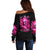 Skull Lady Off Shoulder Sweater Look Hot Be Cold - Wonder Print Shop