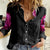 Skull Lady Women Casual Shirt Look Hot Be Cold