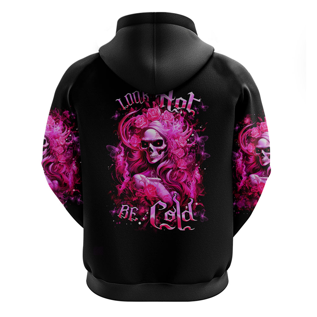 Skull Lady Zip Hoodie Look Hot Be Cold - Wonder Print Shop