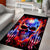 Flame Skull Area Rug My Give A Fuck Is Broken But My Go Fuck Yourself Is Fully Functional DT01