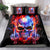 Flame Skull Bedding Set My Give A Fuck Is Broken But My Go Fuck Yourself Is Fully Functional - Wonder Print Shop