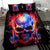 Flame Skull Bedding Set My Give A Fuck Is Broken But My Go Fuck Yourself Is Fully Functional - Wonder Print Shop