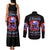 Flame Skull Couples Matching Tank Maxi Dress and Long Sleeve Button Shirt My Give A Fuck Is Broken But My Go Fuck Yourself Is Fully Functional - Wonder Print Shop