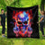 Flame Skull Quilt My Give A Fuck Is Broken But My Go Fuck Yourself Is Fully Functional DT01